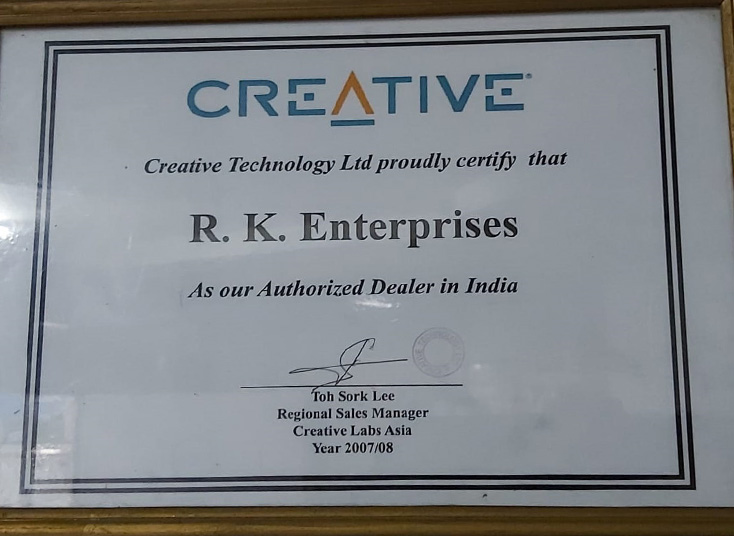 Certificate of Creative